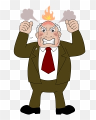 Angry Anger Temper - Gentleman Emoji,Fury Emotion