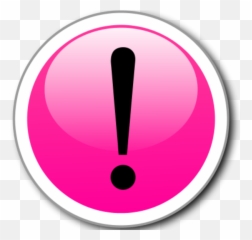 Pink Clipart Exclamation Mark Pink Exclamation Mark - Sts Emoji,Exclamation Emoji