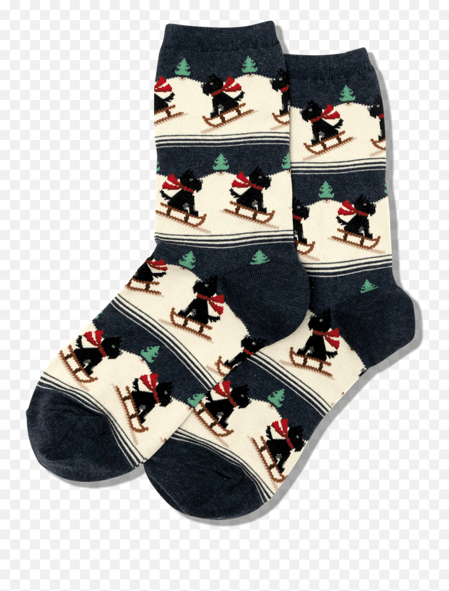 Womenu0027s Sledding Scottie Dog Socks U2013 Hotsox Emoji,Dog Emoji Sketch