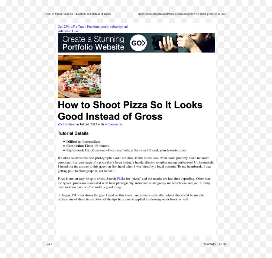 Pdf How To Shoot Pizza So It Looks Good Instead Of Gross - Language Emoji,Emotion Picture Cards Real Photographs