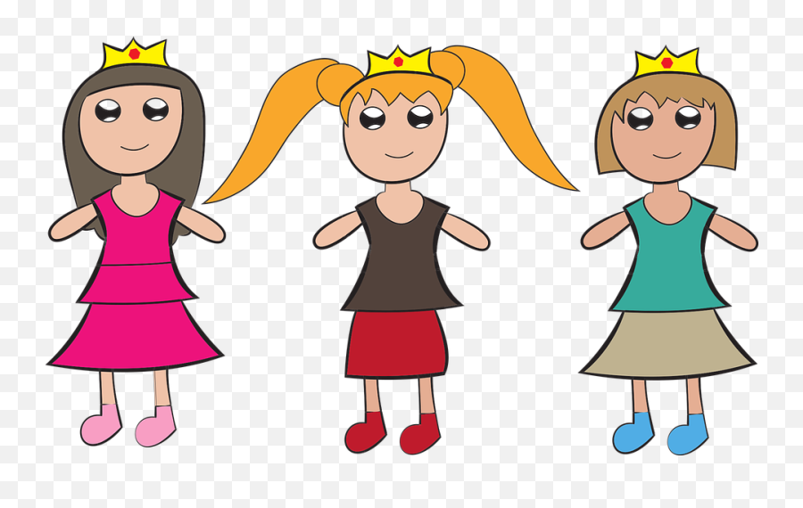 Free Photo Cartoon Woman Cute Kids Girl - Pige Tegning Af Børn Emoji,How To Draw Cartoon Female Faces Emotions