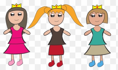 Free Photo Cartoon Woman Cute Kids Girl - Pige Tegning Af Børn Emoji,How To Draw Cartoon Female Faces Emotions