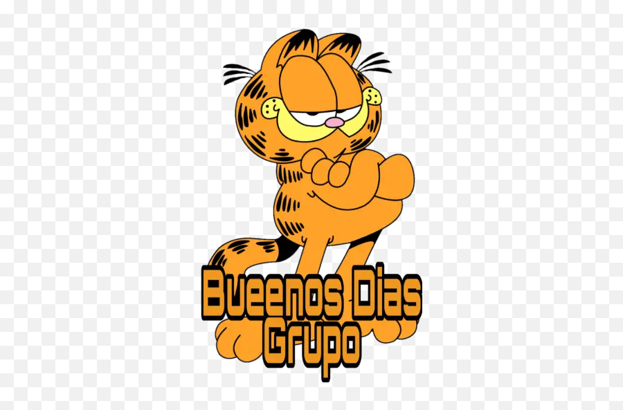 Frases Garfield Stickers For Whatsapp - Happy Emoji,Garfield Emojis For Android