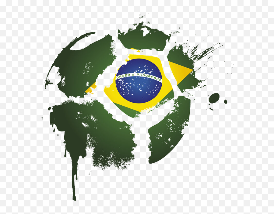 Download Brazil Logo National Football Team Free Png Hq - Brazil Logo Football Emoji,Team Emoticons Dota 2