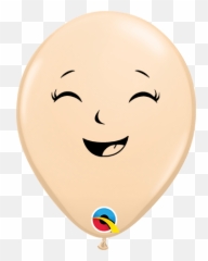 12cm Round Blush Baby Face - Happy Emoji,Blushy Emoticon