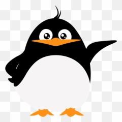 Hand Drawn Penguin Cute Cartoon Emoji,Animal Emotions Cartoon