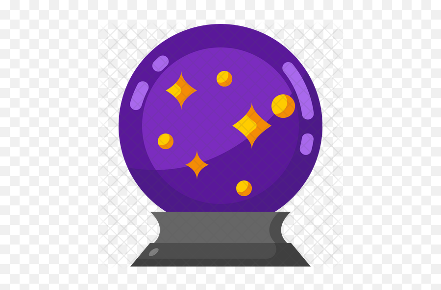 Free Magic Ball Flat Icon - Available In Svg Png Eps Ai Dot Emoji,Apple Wizard Emoji