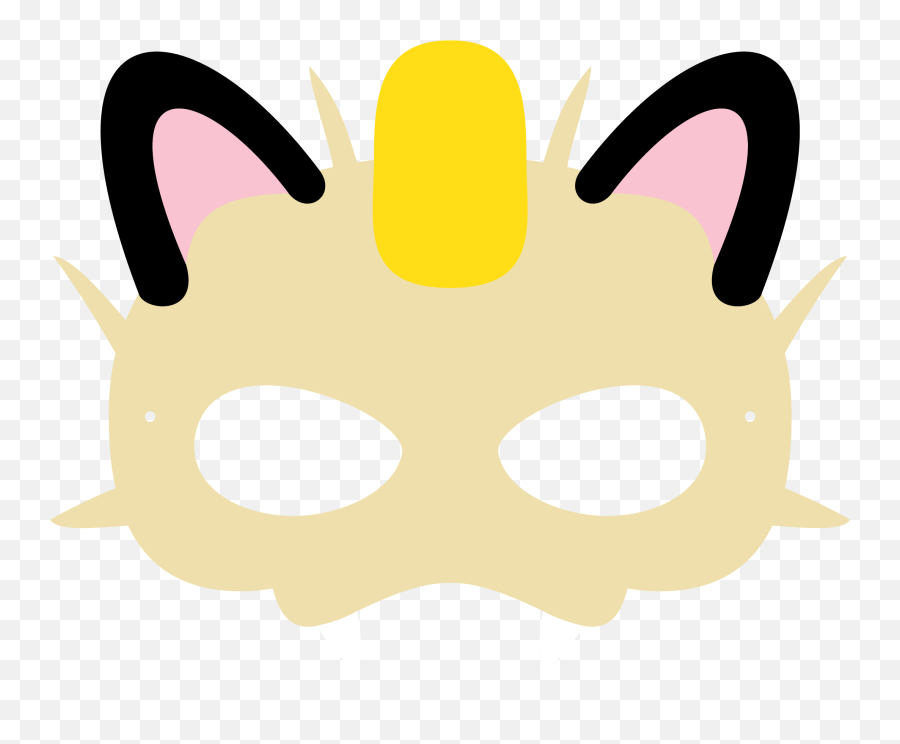 Pikachu Clipart Big Pikachu Big Transparent Free For - Free Printable Pokemon Mask Template Emoji,Pikachu Emoji