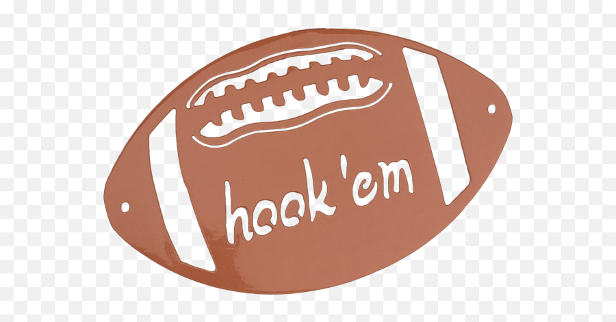 Hook Em Football - Texas Longhorns Football Emoji,Hookem Longhorn Emoticon