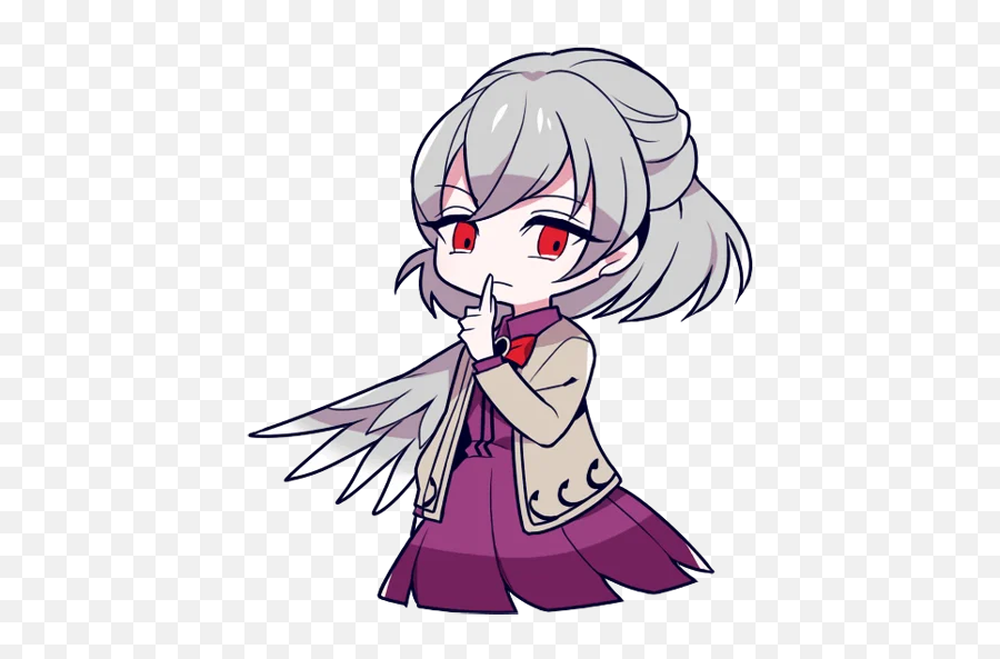 Touhou Project Engraved Telegram Emoji,Shalltear Discord Emoji