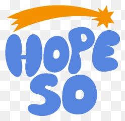 Hope So Yellow Shooting Star Above Hope So In Blue Bubble Emoji,Faceboom Emoticon Fingers Crossed