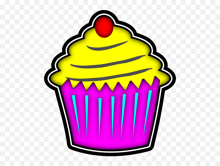 Halloween Cupcake Clipart Free Clipart Images - Clipartix Colourful Cupcakes Clipart Emoji,Emoji Birthday Cupcakes