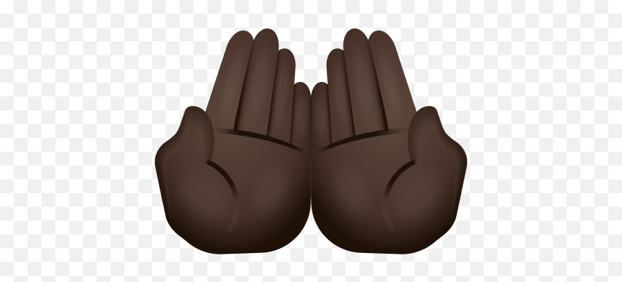 Palms Up Together Dark Skin Tone Emoji,Raising Fist Emoticon