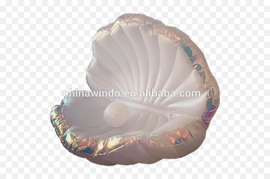 Custom Raibow Swimming Pool Floating - Giant Clam Emoji,Clam Shell Emoji