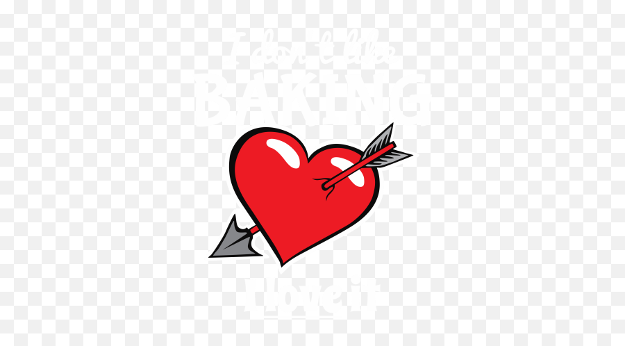 I Donu0027t Like Baking I Love It - Tote Bag 5amily Emoji,Animated Arrow Through Heart Emoticon