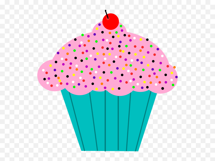 Pink Frosted Cupcake Clip Art At Clker Com Vector Clip Art Emoji,Digg Leg Hump Emoticon