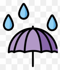 Umbrella With Rain Drops Emoji - Emoji Parapluie,Drop Emoji