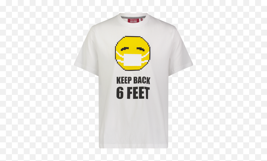 U201ckeep Backu201d Appliqué Tee 8 - Bit Emoji,Emoticons Feet