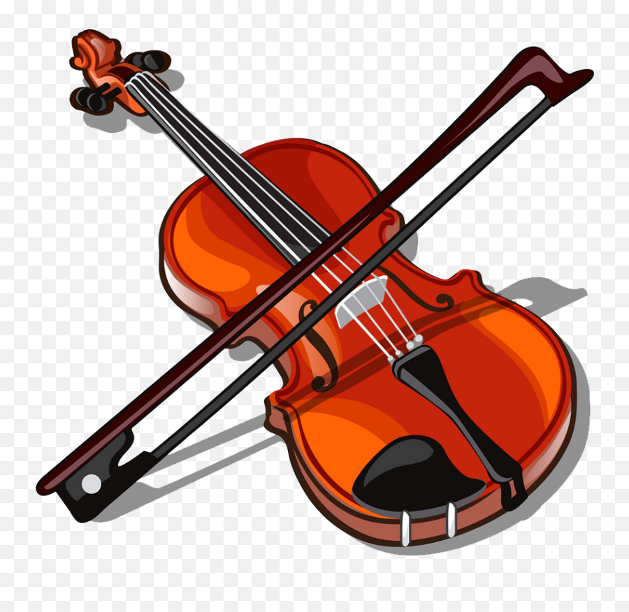 Violin Icon On Blue Background - Clipart World Emoji,Fiddle Emoji