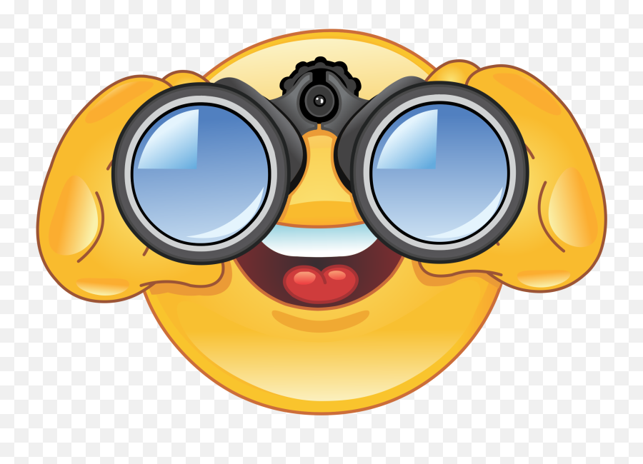 Binoculars Emoji Decal - Binocular Emoji,Binoculars Emoji