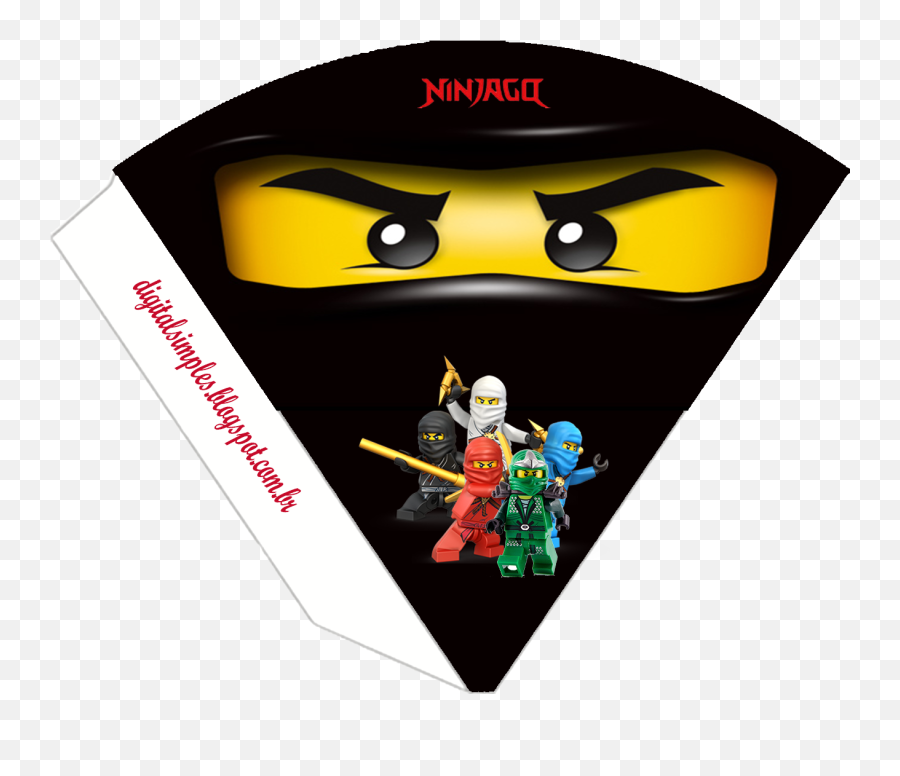 Ninjago Party Free Printable Cones - Ideas De Ninjago Para Ninjago Free Printables Emoji,Invitaciones De Emojis