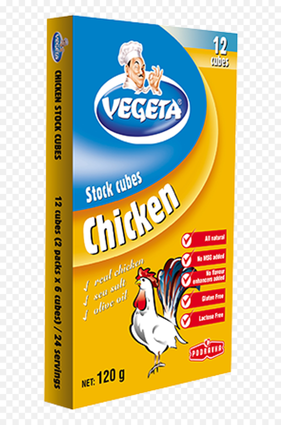 Vegeta - Stock Cubes Chicken 120g Vegeta Podravka Emoji,Vegeta Emoji