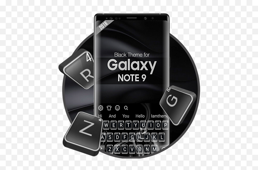 Black Theme For Galaxy Note 9 U2013 Apps On Google Play - Galaxy Note 9 Black Theme Emoji,Samsung Galaxy Emoji Keyboard