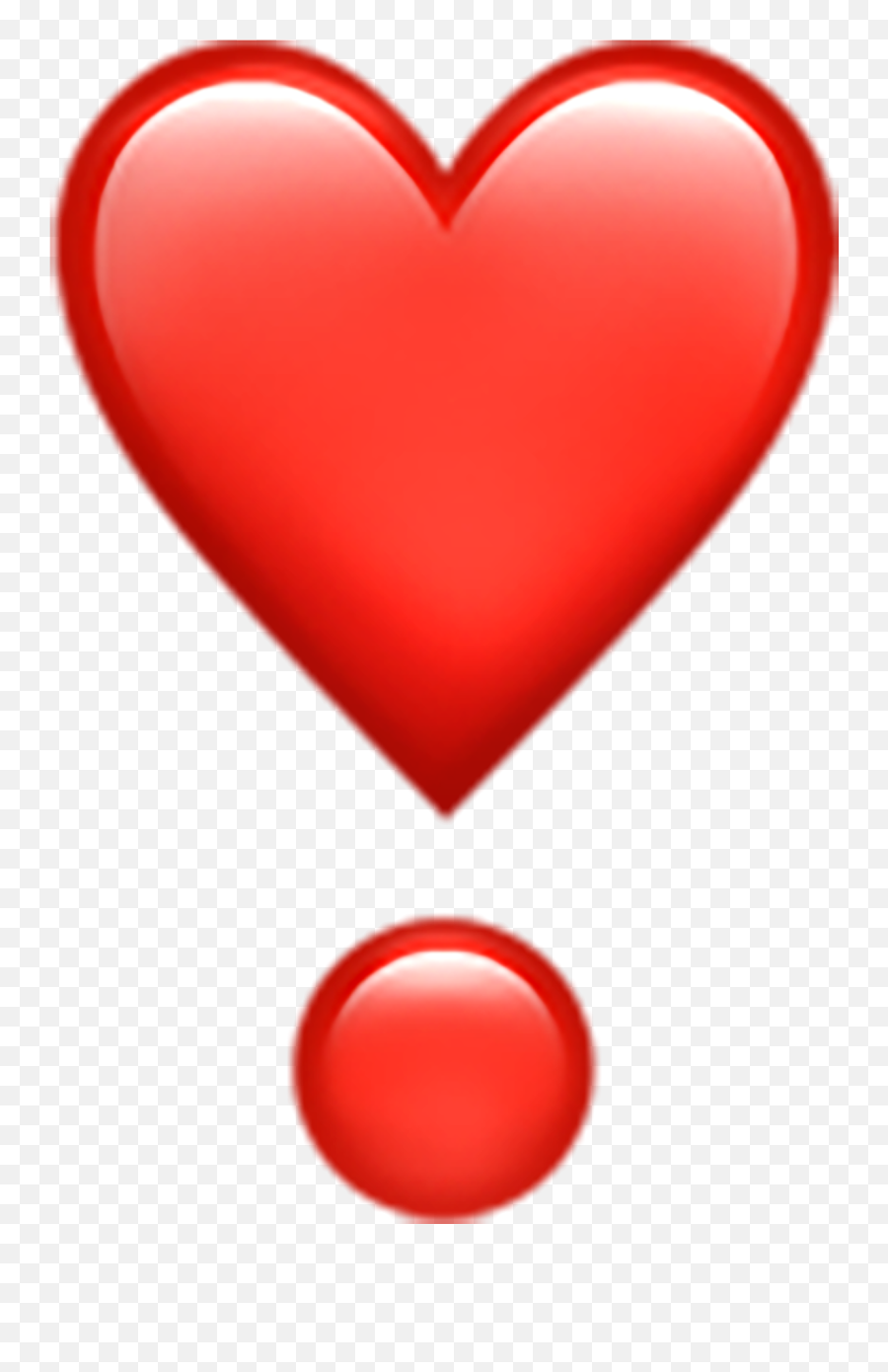 Heart Emoji Heartemoji Iphone Sticker By Kayl33n - Heart Exclamation Mark Emoji,Emojis De Iphone