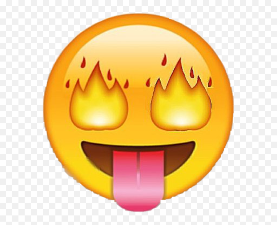 Download Fire Eyes Emoji Png - Fire Eyes Emoji Png,Eyes Emoji