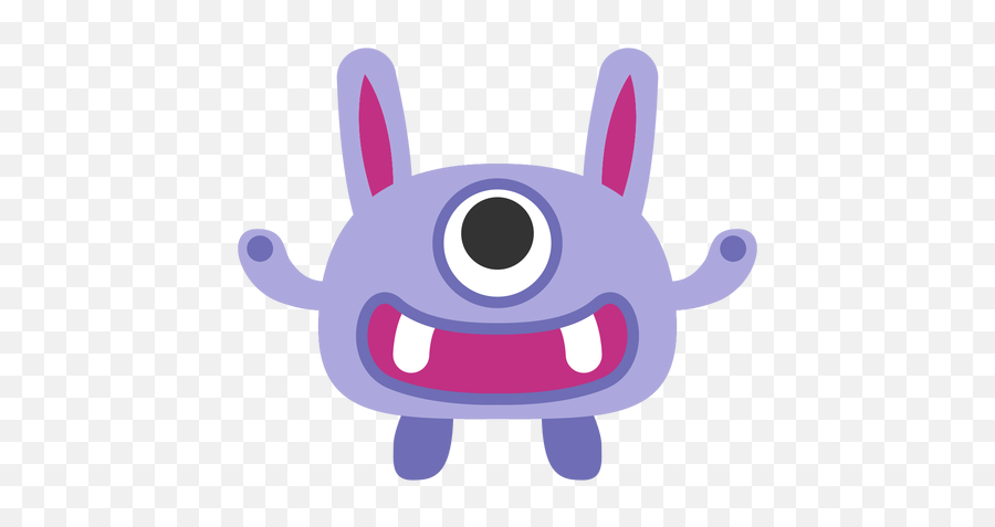 Desenho Fofo De Monstro De Um Olho Só - Baixar Pngsvg Vector Cute Monster Png Emoji,Emoticons De Monstros