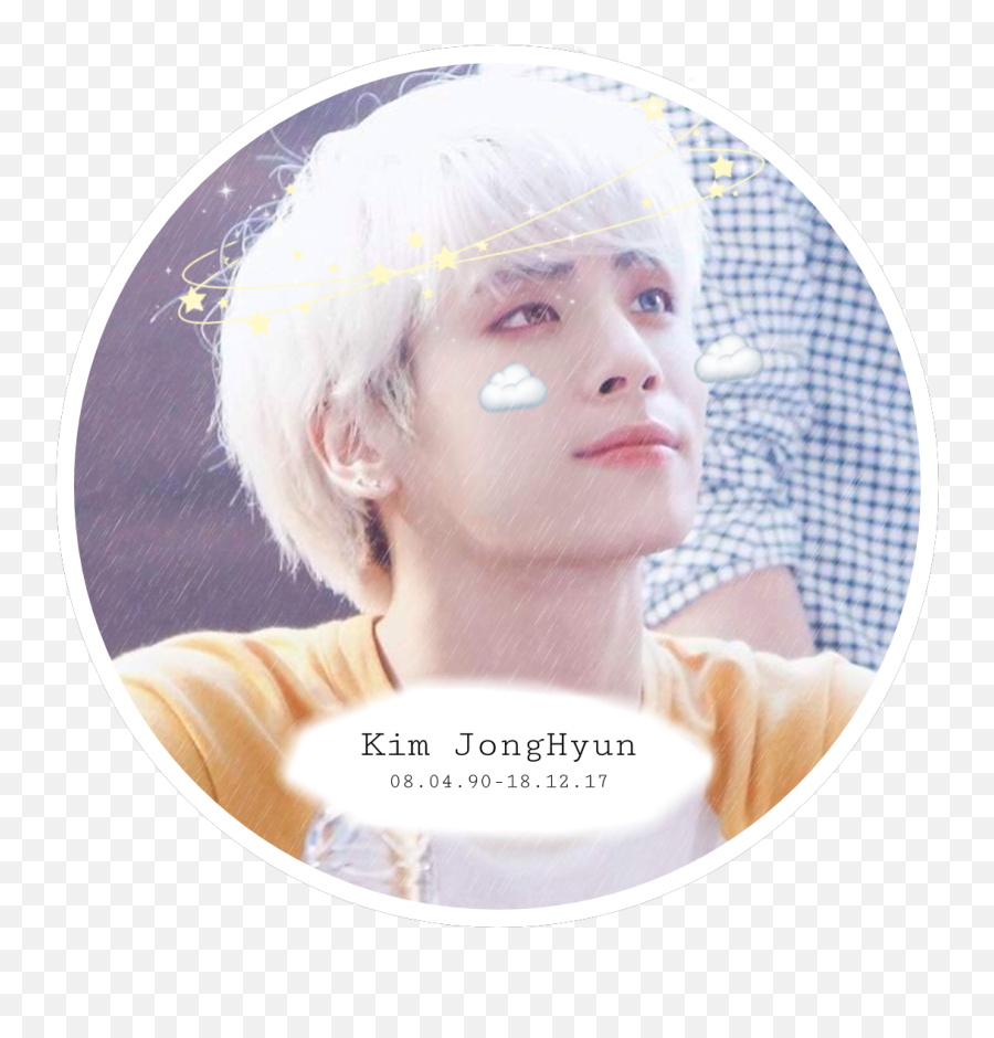 Kpop Jonghyun Shinee Sticker - Byun Baek Hyun Kim Jong Hyun Emoji,Jonghyun Emoji