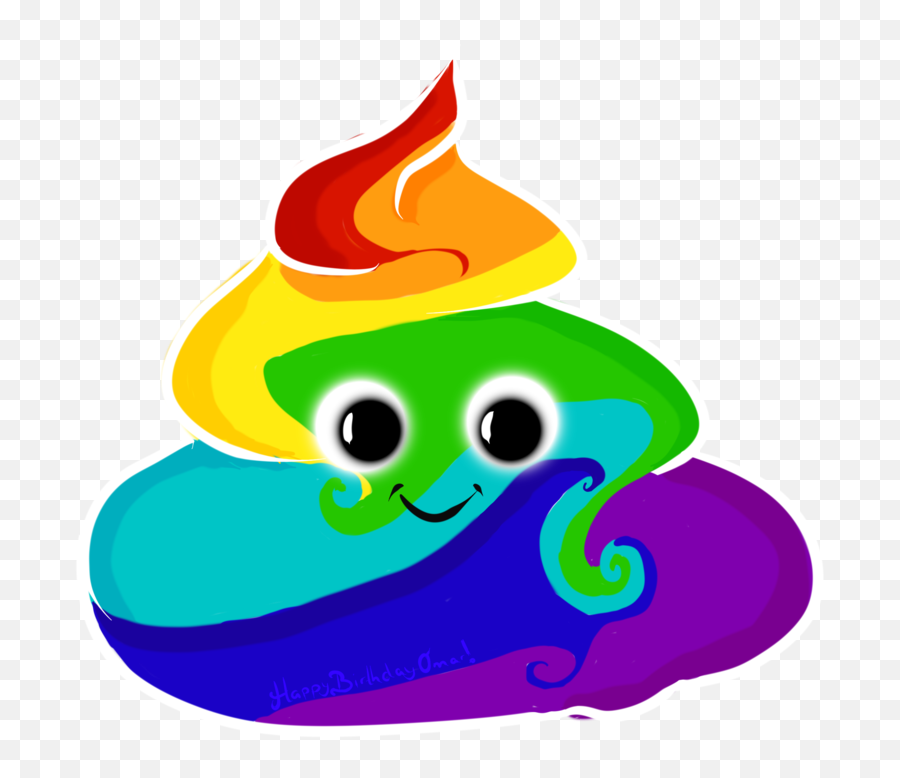 Download 15 Rainbow Poop Emoji Png For Free Download On - Happy Gif Emoji Rainbow,Octopus Emoji