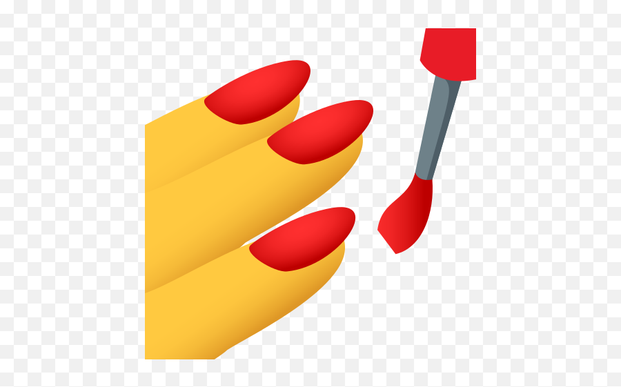 Emoji Nail Polish To Copy Paste - Red Nail Polish Emoji,Nail Emoji