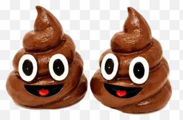 Poop Duo Transparent Png - My Poop Emoji,Emoji Caca