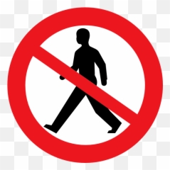 No Entry Simbol - Clipart Best No Walking Sign Emoji,No Entry Emoji