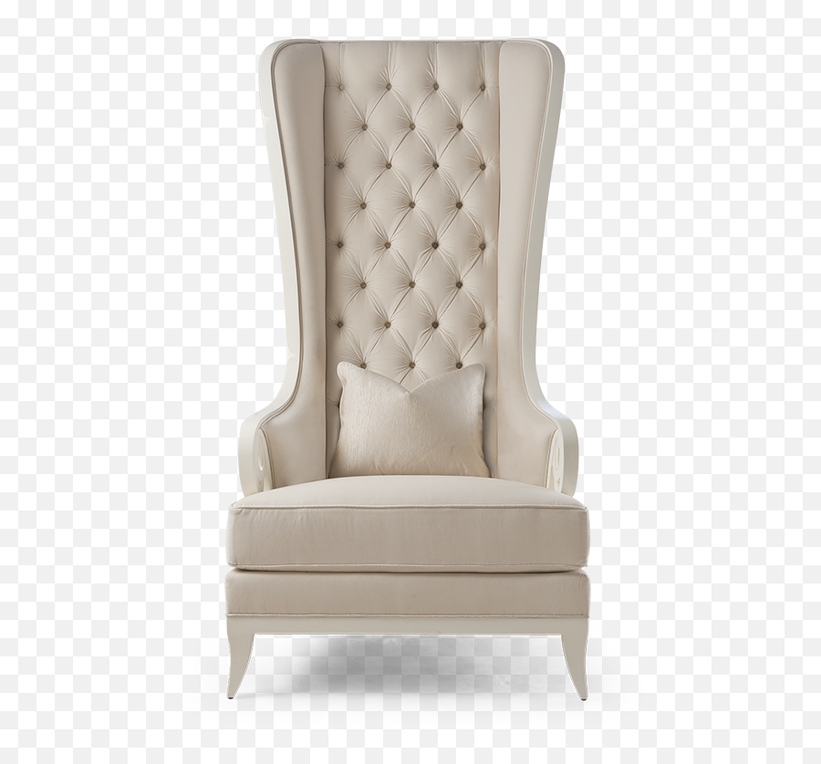 Majestic Christopher Guy Tufted Wing Chair High Back - Christopher Guy High Armchair Emoji,Emoji Cushions Online India