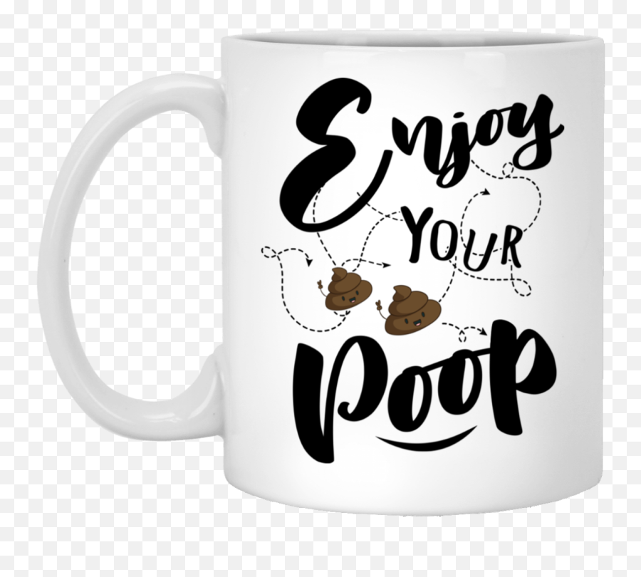 Enjoy Your Poop Ceramic Coffee Mug - Beer Stein Water Bottle Color Changing Mug Serveware Emoji,Emoji Mugs