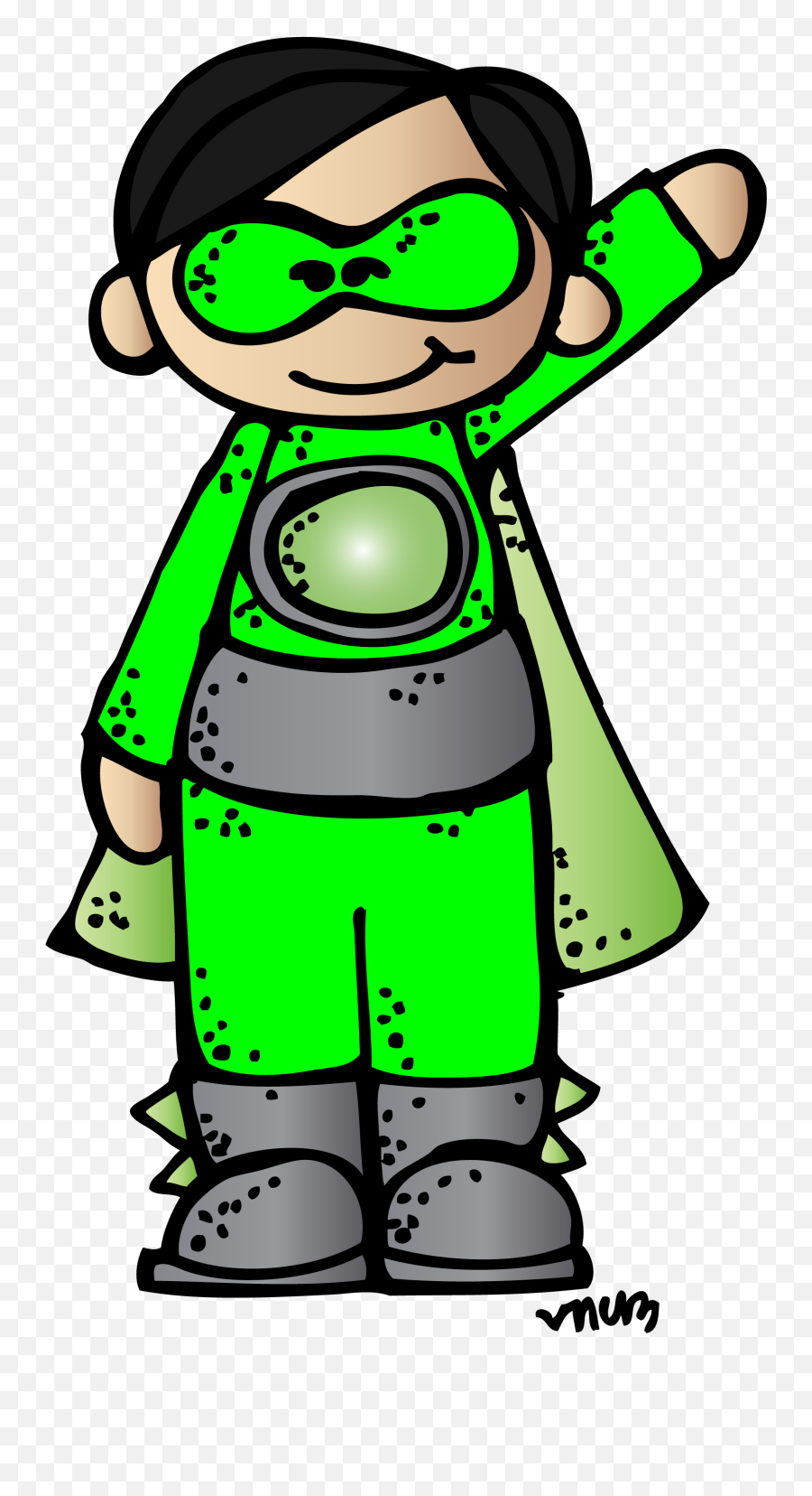 Cartoon Clip Art Doodle People Clip Art - Super Hero Melonheadz Superhero Clipart Emoji,Hey Diddle Diddle In Emojis