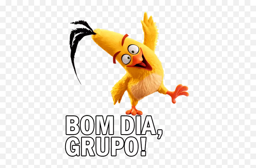 Figurinhas De Bom Dia Para Whatsapp 100 Stickers - Chuck Angry Birds Movie Characters Emoji,Emoticons Para Bom Dia