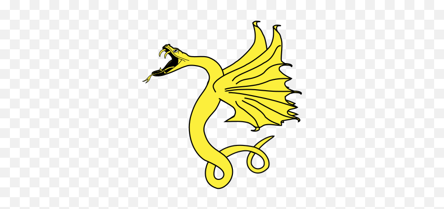 Mythological Amphiptere A - Mythology Snake Bird Emoji,Mythical Creatures Based On Emotions
