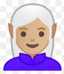 Elf Emoji With Medium - Android Elf Emoji,Medium Skin Tone Elf Emoji