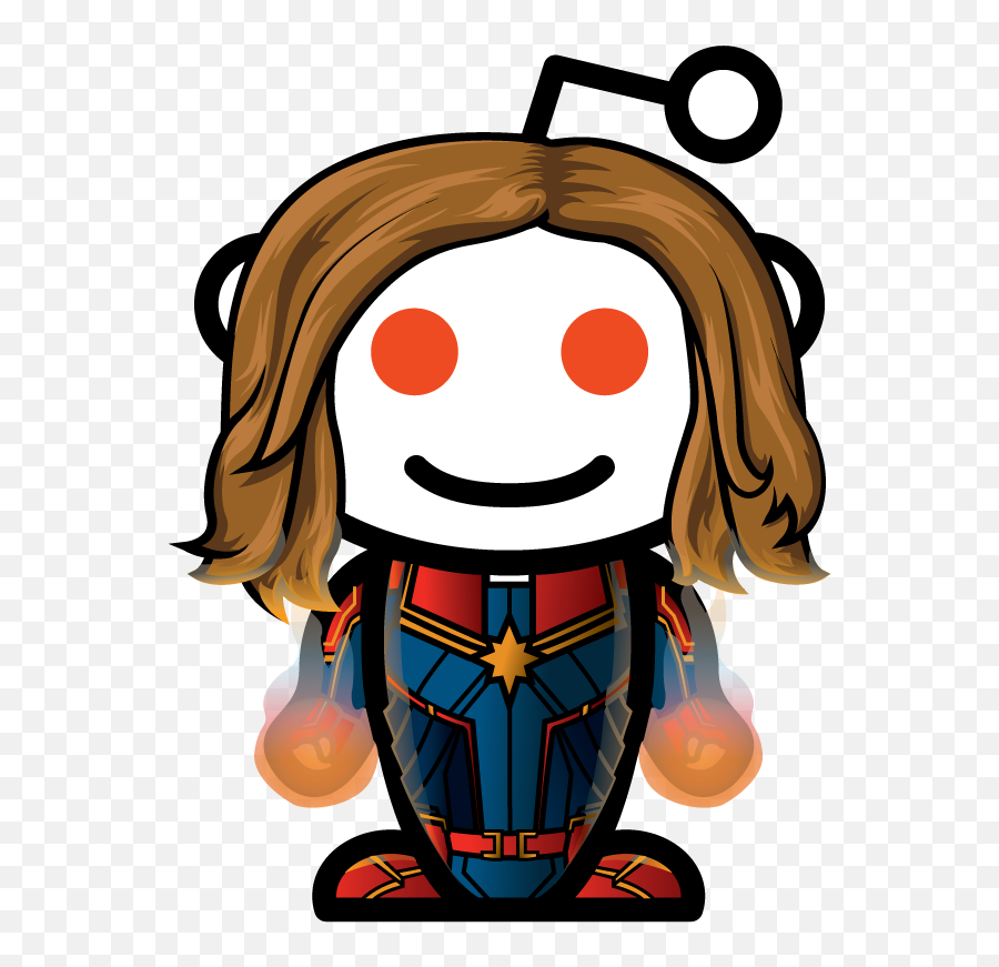 A Captain Marvel Snoo For You - Alien Snoo Emoji,Captian Marvel No Emotions