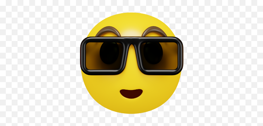 Top 10 Emoji 3d Illustrations - Happy,Emoji Sunglasses Ok
