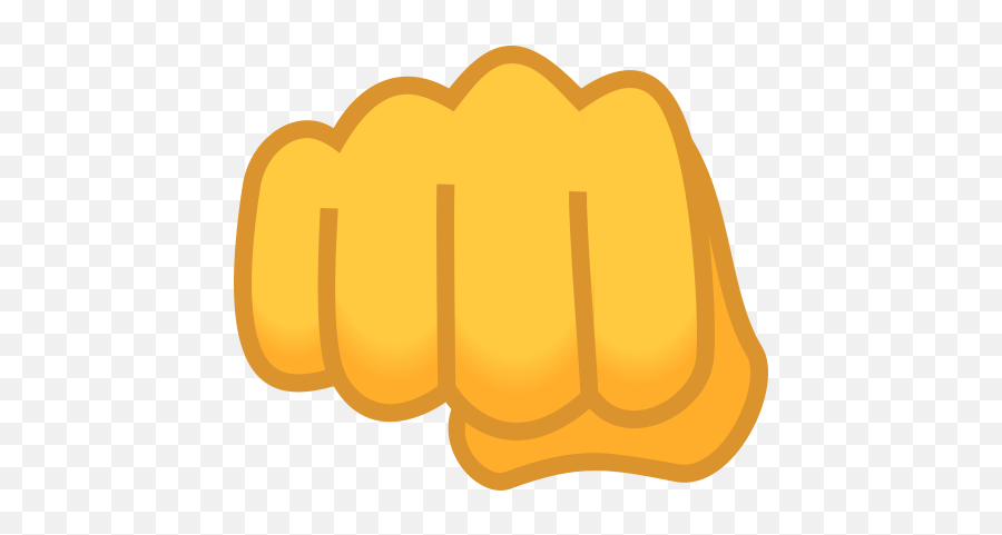 Emoji The Fist That Comes To Copy - Hand Punch Emoji Gif,Marshmallow Man Fist Facebook Emoticon