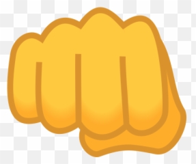 Emoji The Fist That Comes To Copy - Hand Punch Emoji Gif,Marshmallow Man Fist Facebook Emoticon