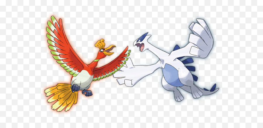 Pokemon Pokemon - Pokemon Ho Oh And Lugia Emoji,Lake Guardians Knowledge Willpower Emotion