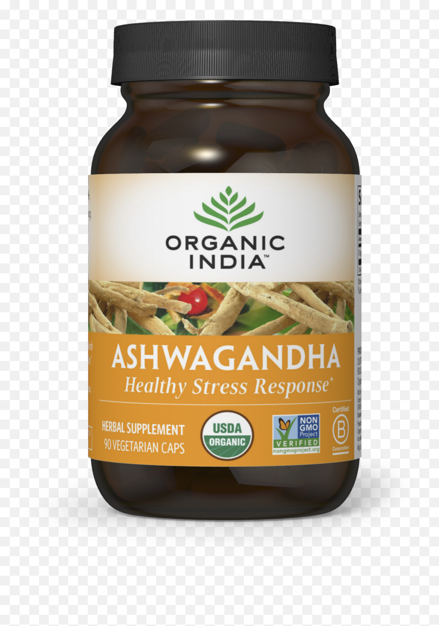 Organic India Ashwagandha 90 Ct - Organic India Products Emoji,Emotion Series Makeup Exhaustion