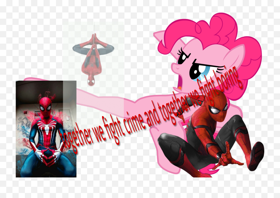 Spiderman And Pinkie Pie For My Sticker Emoji,Pinky Pie Emoji