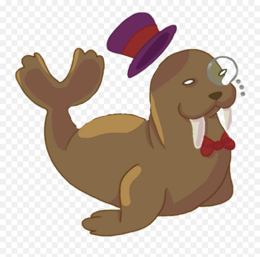 Walrus Sticker - Animal Figure Emoji,Walrus Emoji