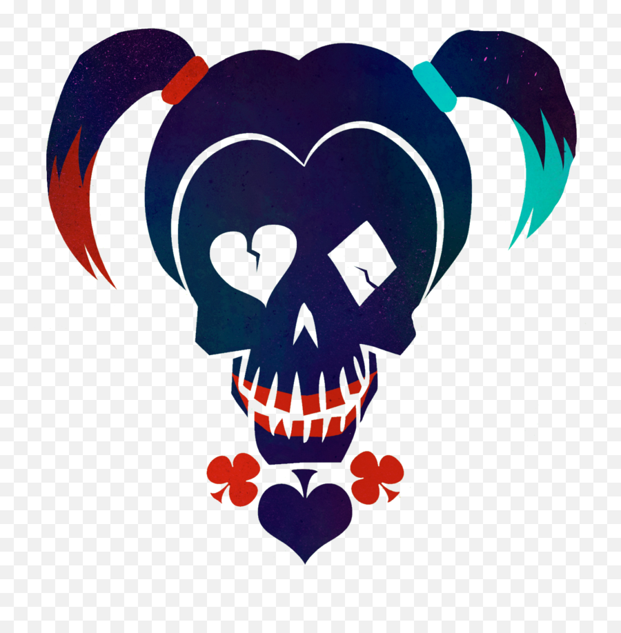 Joker Girl Logo I Love You Mad Girl Sticker By Mrmwsk - Suicide Squad Harley Quinn Logo Png Emoji,Mad Girl Emoji